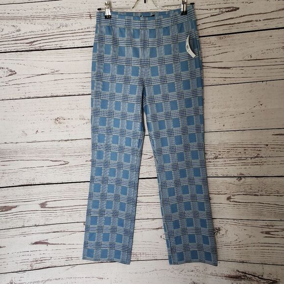 Sanctuary Blue Plaid Ankle Pants - Picture 1 of 5